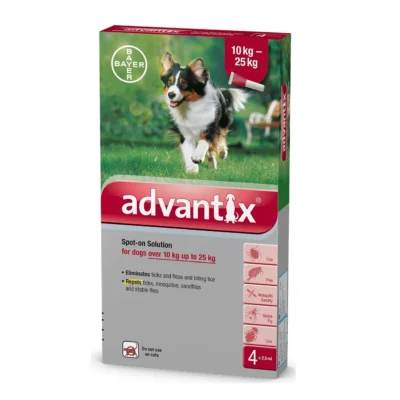 אדוונטיקס - Advantix - כלבים (10-25 ק"ג)