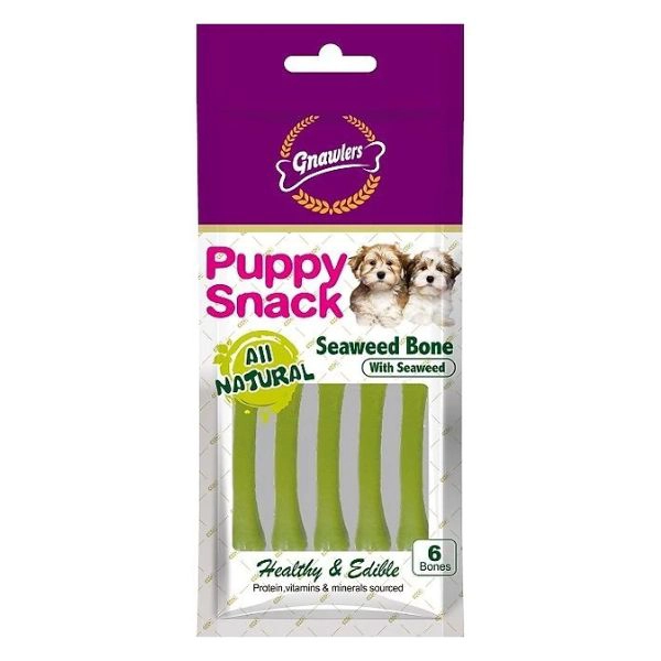 puppy snack חטיף לגורי כלבים בטעם אצת ים