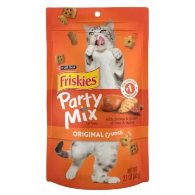 פריסקיז PARTY MIX חטיף לחתול אוריג'ינל קראנץ'