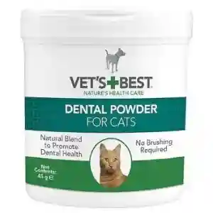 Vet’s Best ווטס בסט אבקה דנטלית לניקוי שיניים לחתול 45 גרם